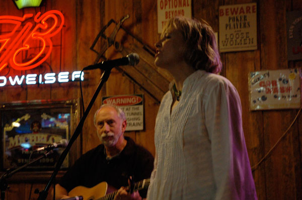 Ken and Cory Tomovick  at the gaslight 